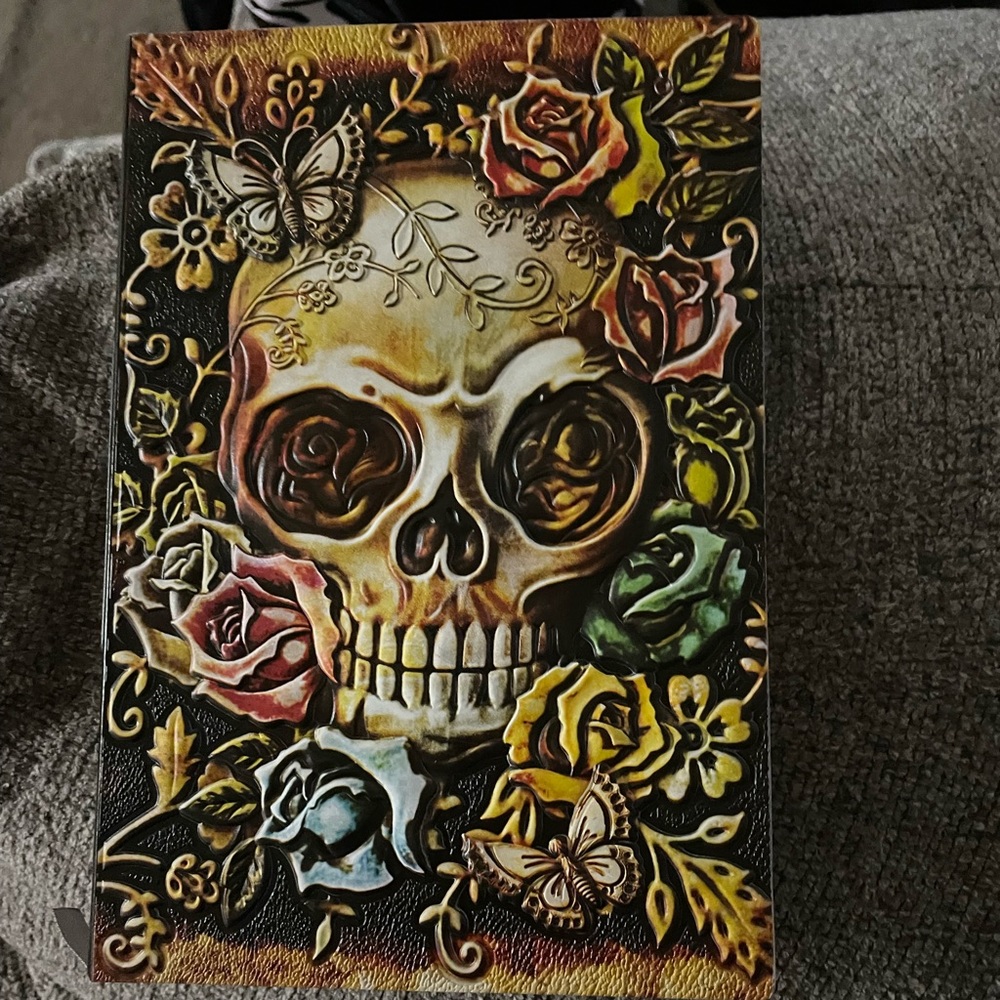 Skull notebook/journal
